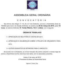 Convocatoria A.G.O. 2015 em PDF